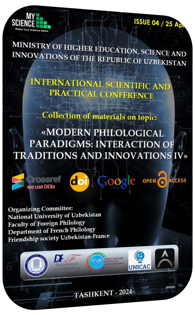 					View Vol. 4 No. 25.04 (2024): «MODERN PHILOLOGICAL PARADIGMS: INTERACTION OF TRADITIONS AND INNOVATIONS IV»
				