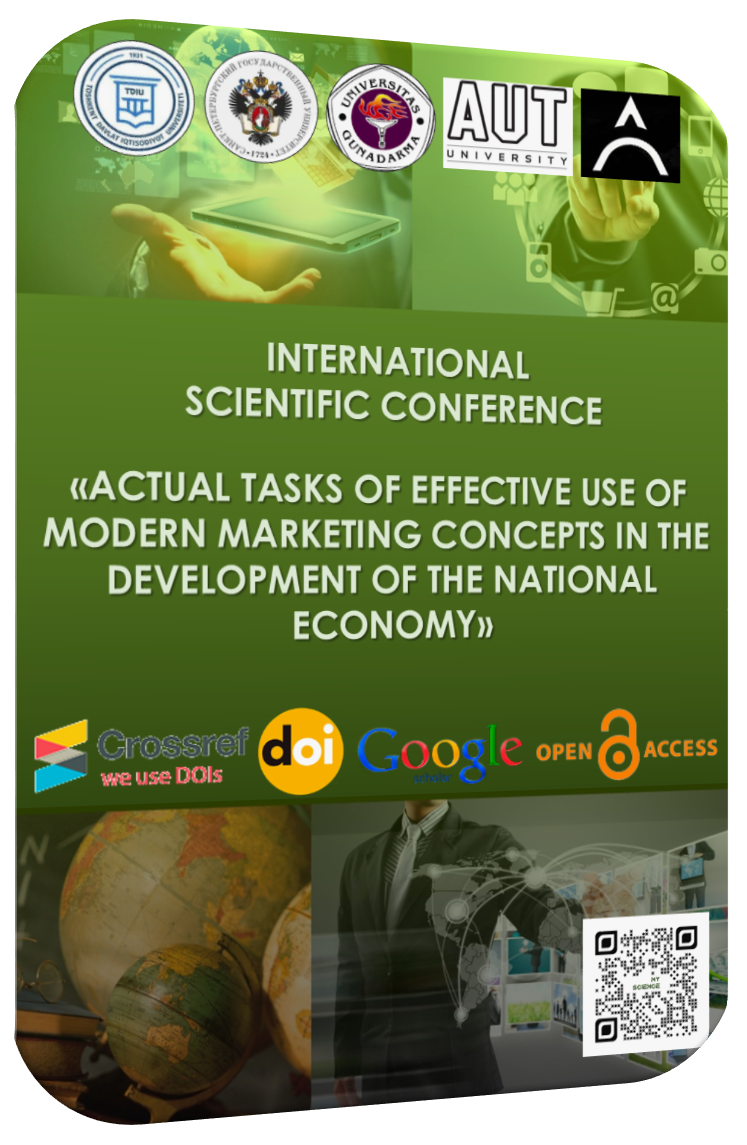 					View Vol. 1 No. 25.10 (2022): «ACTUAL TASKS OF THE EFFECTIVE USE OF MODERN MARKETING CONCEPTS IN THE DEVELOPMENT OF THE NATIONAL ECONOMY»
				