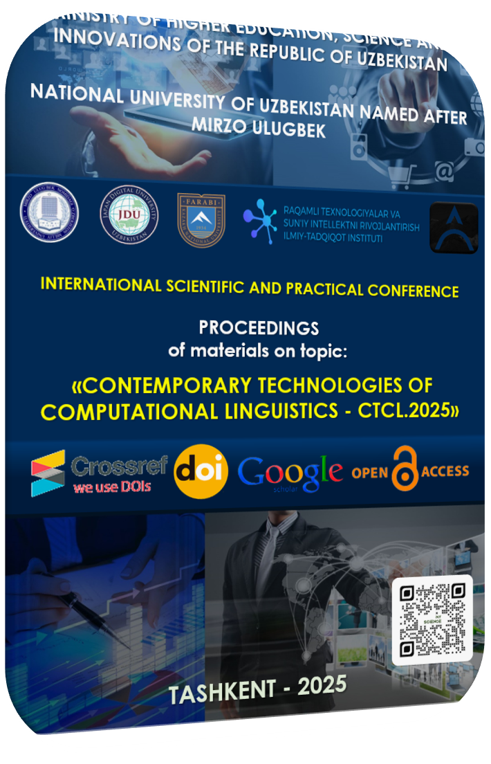 					View Vol. 3 No. 25.04 (2025): «CONTEMPORARY TECHNOLOGIES OF COMPUTATIONAL LINGUISTICS - CTCL.2025»
				